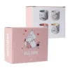 Mumin love äggkopp 4 delar, Vit-multi