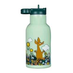 Mumin Äng vattenflaska 34 cl, Grön