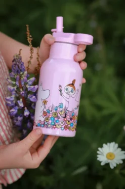 Mumin Äng vattenflaska 34 cl, Rosa