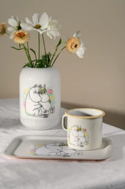 Mumin vas 19 cm, Flowers