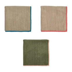 Mundus mikrofibertrasa 30x30 cm 3 delar, Olive-clay