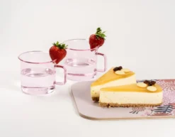 Muurla glasmugg 35 cl, Rosa