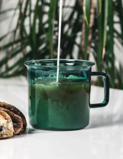 Muurla glasmugg 35 cl, Teal