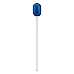 Muurla lattesked glas 15,5 cm, Blue-clear