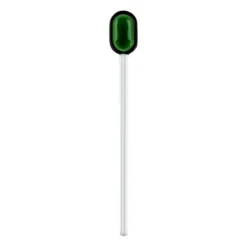 Muurla lattesked glas 15,5 cm, Green-clear