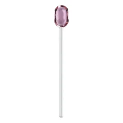 Muurla lattesked glas 15,5 cm, Pink-clear