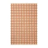 Mysore ullmatta, Beige-apricot orange, 180x270cm