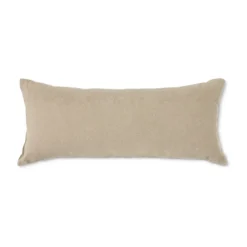 Natural patched kudde 30x70 cm, Beige