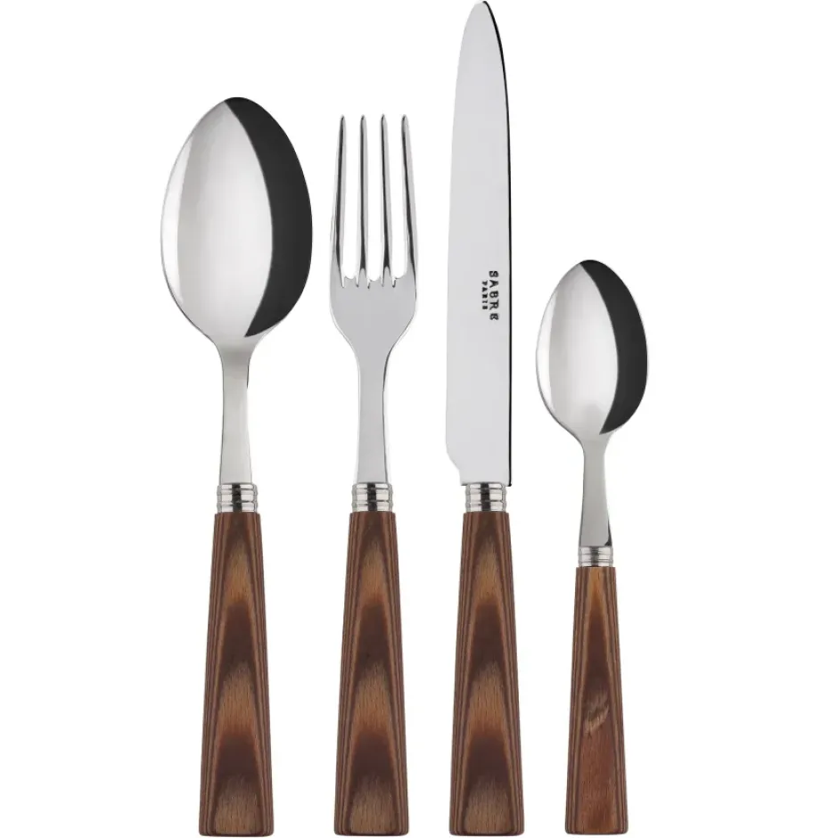 Nature bestick 24 delar, Natural wood