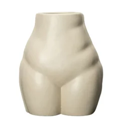 Nature vas 19 cm, Beige