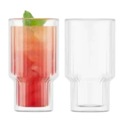 Navalia dubbelväggigt glas 25 cl 2-pack, Klar