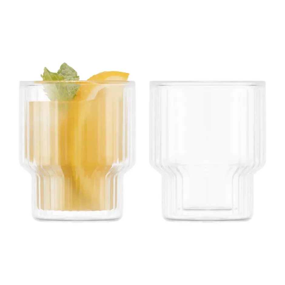Navalia dubbelväggigt glas 15 cl 2-pack, Klar