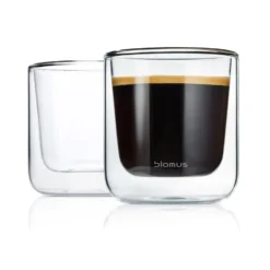 Nero isolerande kaffeglas 2-pack, Klar
