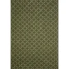 New Geometric matta 234x323 cm, Green melange-off white
