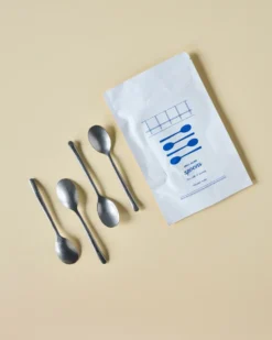 Nicolas Vahé tesked 4-pack, Antik silverfinish