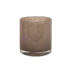 Nilla ljuslykta 12 cm, Brungrå
