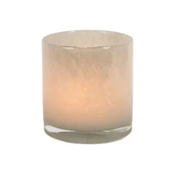 Nilla ljuslykta 12 cm, Gråbeige