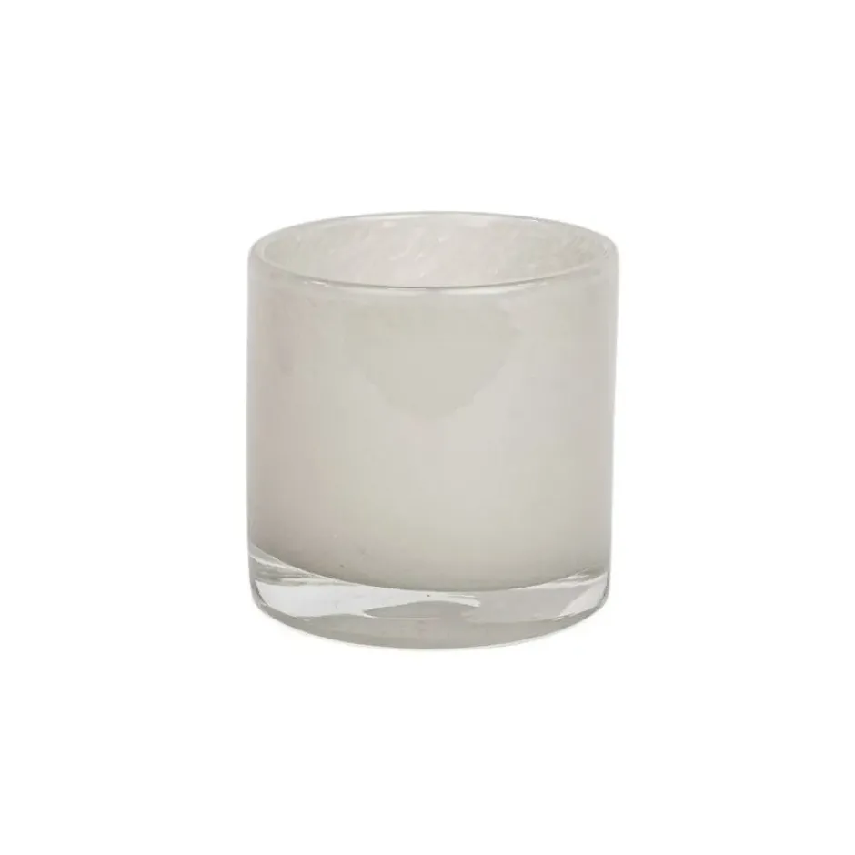 Nilla ljuslykta 8 cm, Gråbeige