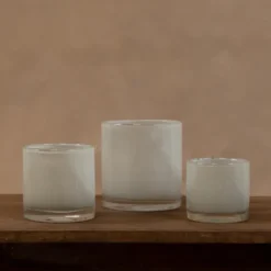 Nilla ljuslykta 10 cm, Gråbeige