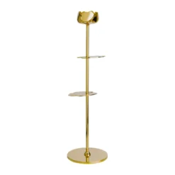 Ninfea Alta ljusstake 35 cm, Mässing