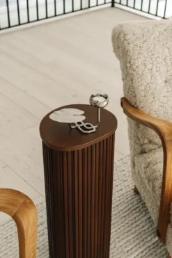 Ninfea No.1 ljusstake, Förnicklad mässing