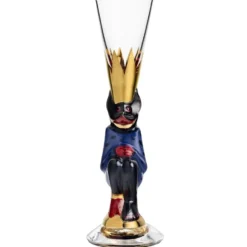 Nobel snapsglas 4 cl, blå