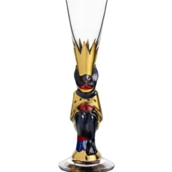 Nobel snapsglas 4 cl, guld