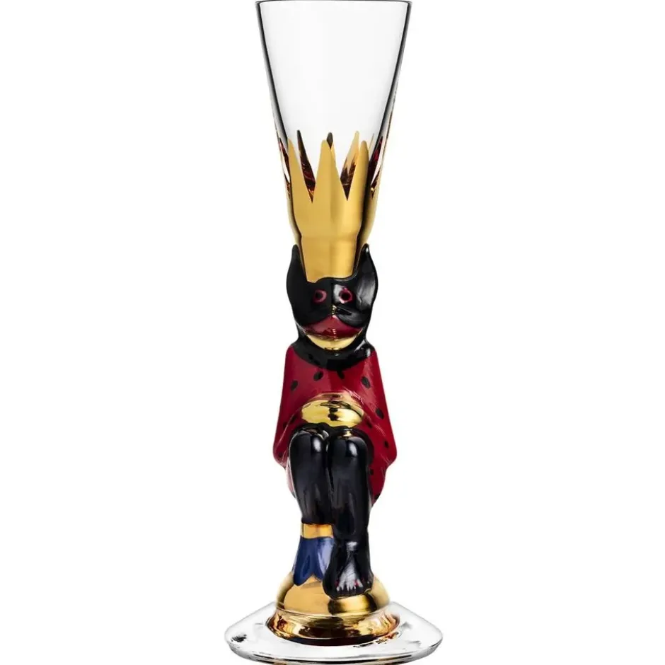 Nobel snapsglas 4 cl, röd