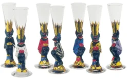 Nobel snapsglas 4 cl, röd