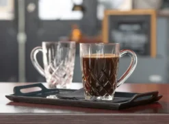 Noblesse Barista Coffee glas 34,7 cl 2-pack, Clear