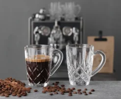 Noblesse Barista Coffee glas 34,7 cl 2-pack, Clear