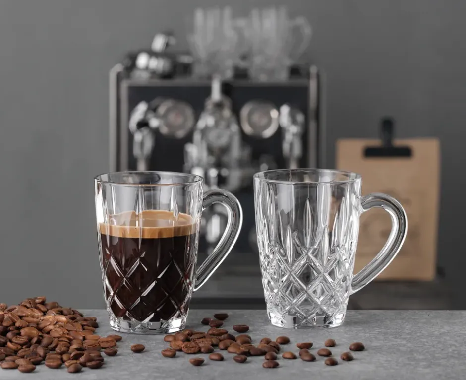 Noblesse Barista Coffee glas 34,7 cl 2-pack, Clear