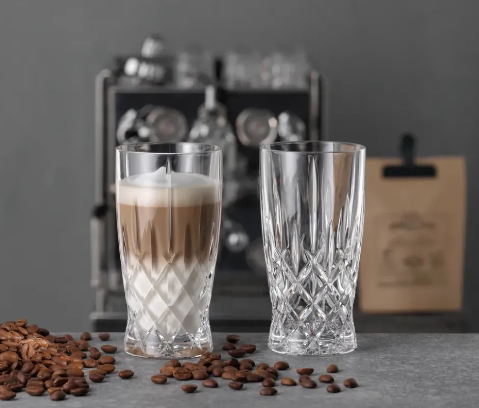 Noblesse Barista Latte glas 35 cl 2-pack, Clear