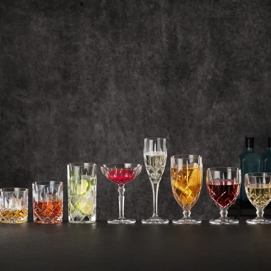 Noblesse glas på fot 23 cl 4-pack, Klar