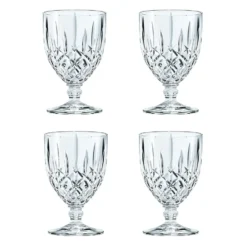 Noblesse glas på fot 23 cl 4-pack, Klar