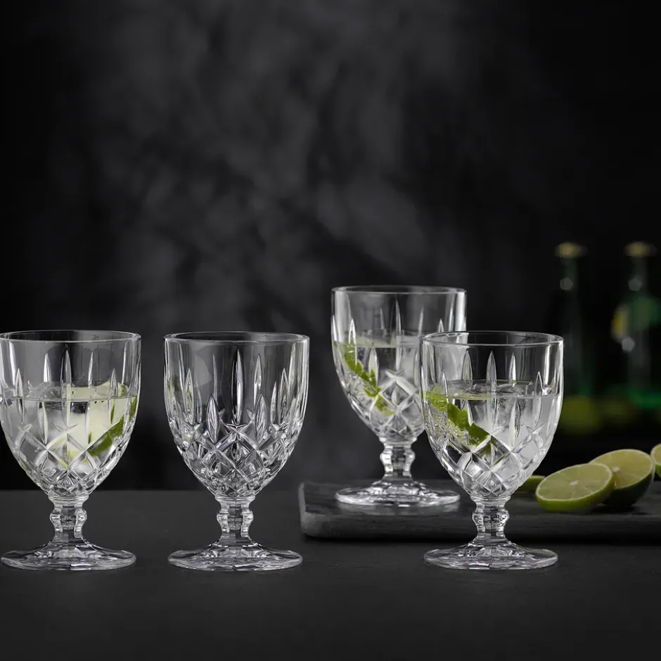 Noblesse glas på fot 23 cl 4-pack, Klar