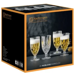 Noblesse ölglas 42,5 cl 4-pack, Klar