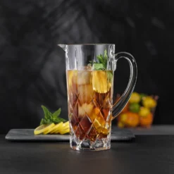 Noblesse set kanna och 4 st glas, Klar