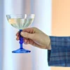 Noemi cocktailglas 23 cl, Blå