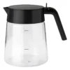 Nohr glaskanna 1,2 l, Black metallic