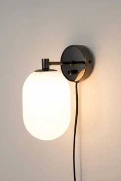 Noor vägglampa 18 cm, White