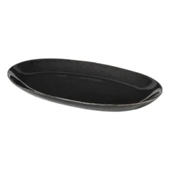Nordic Coal ovalt fat, 17x30 cm