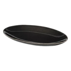 Nordic Coal ovalt fat, 13,6x22 cm