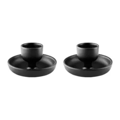 Nordic kitchen äggkopp 2-pack, Black