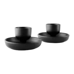 Nordic kitchen äggkopp 2-pack, Black
