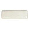 Nordic Vanilla fat rektangulärt 12,5x35 cm, Cream with grains