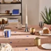 Nori bordsduk 140x260 cm, Terracotta-optic blue