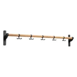 Nostalgi kroklist 100 cm, Bambu-svart