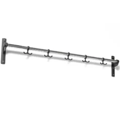 Nostalgi kroklist 100 cm, krom/svart