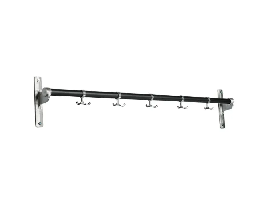 Nostalgi kroklist 100 cm, Svart-Aluminium
